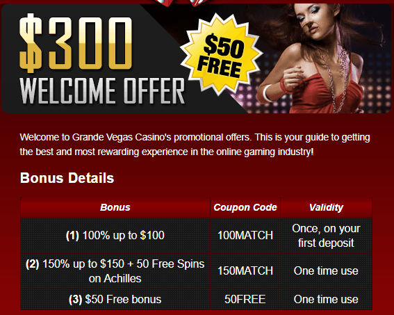 Grande Casino No Deposit Bonus Codes